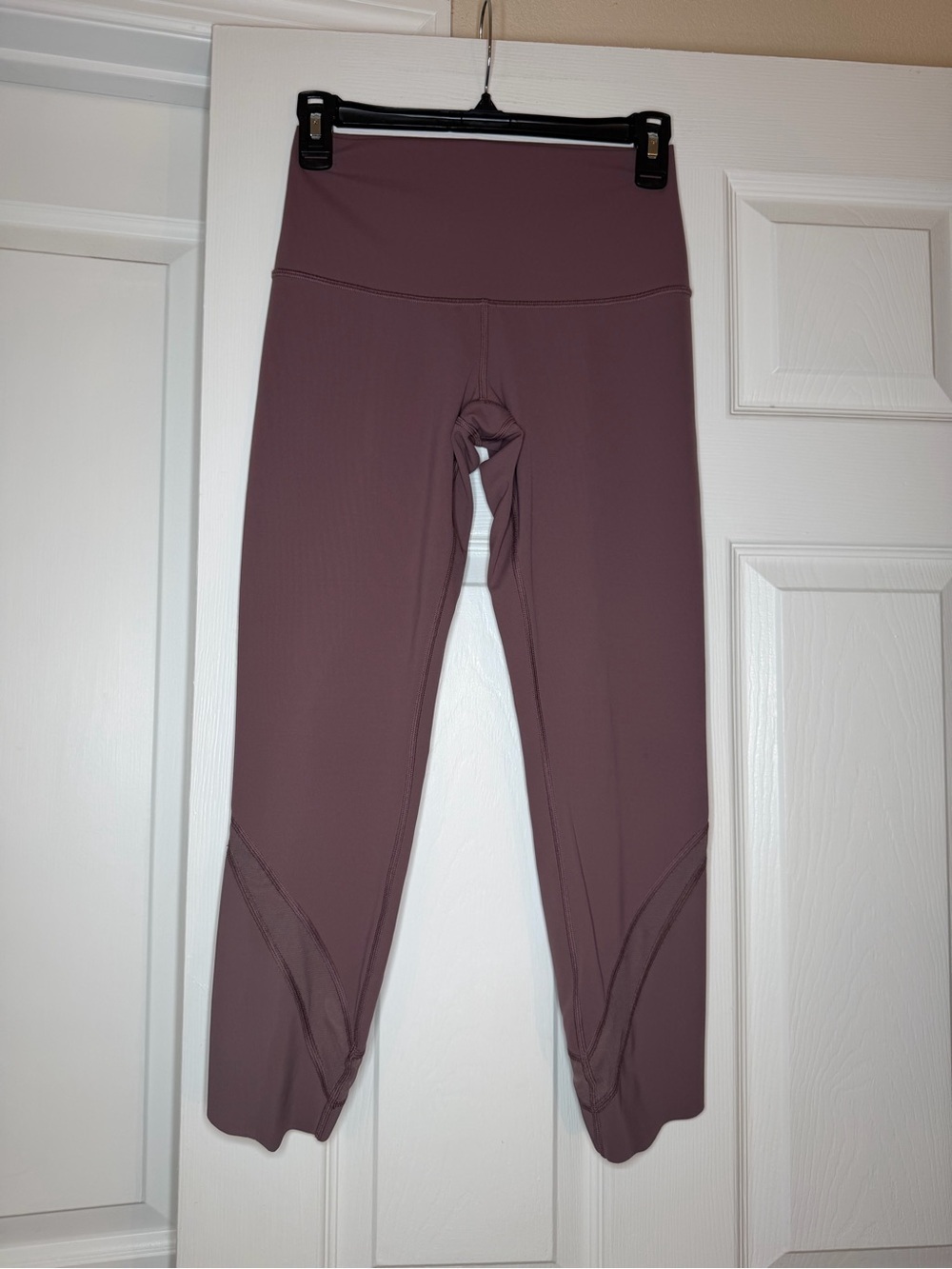 Lululemon Wunder Under High Rise Crop 23" Leggings Scallop Women 6? Fold Waist.